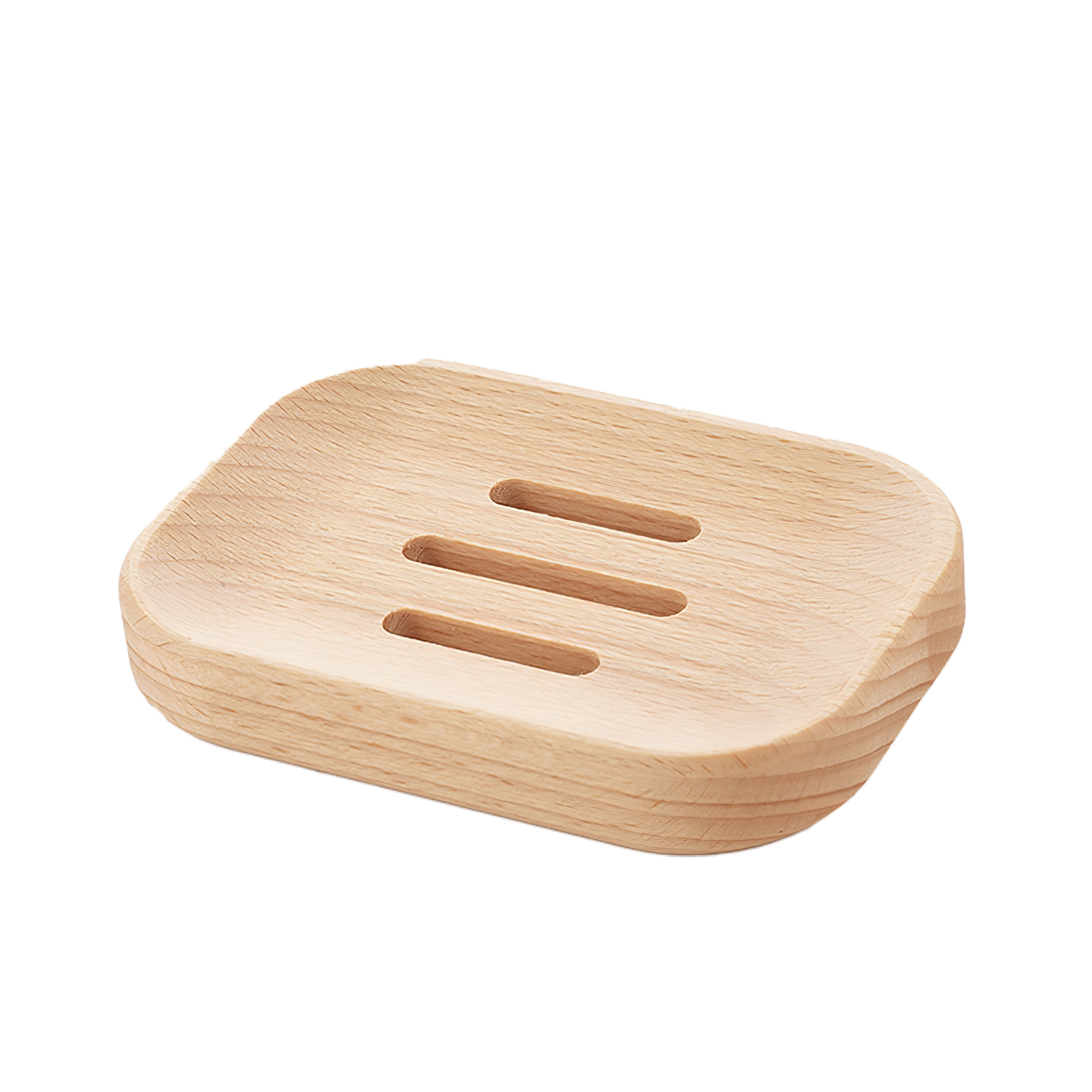 Soap dish in beech wood