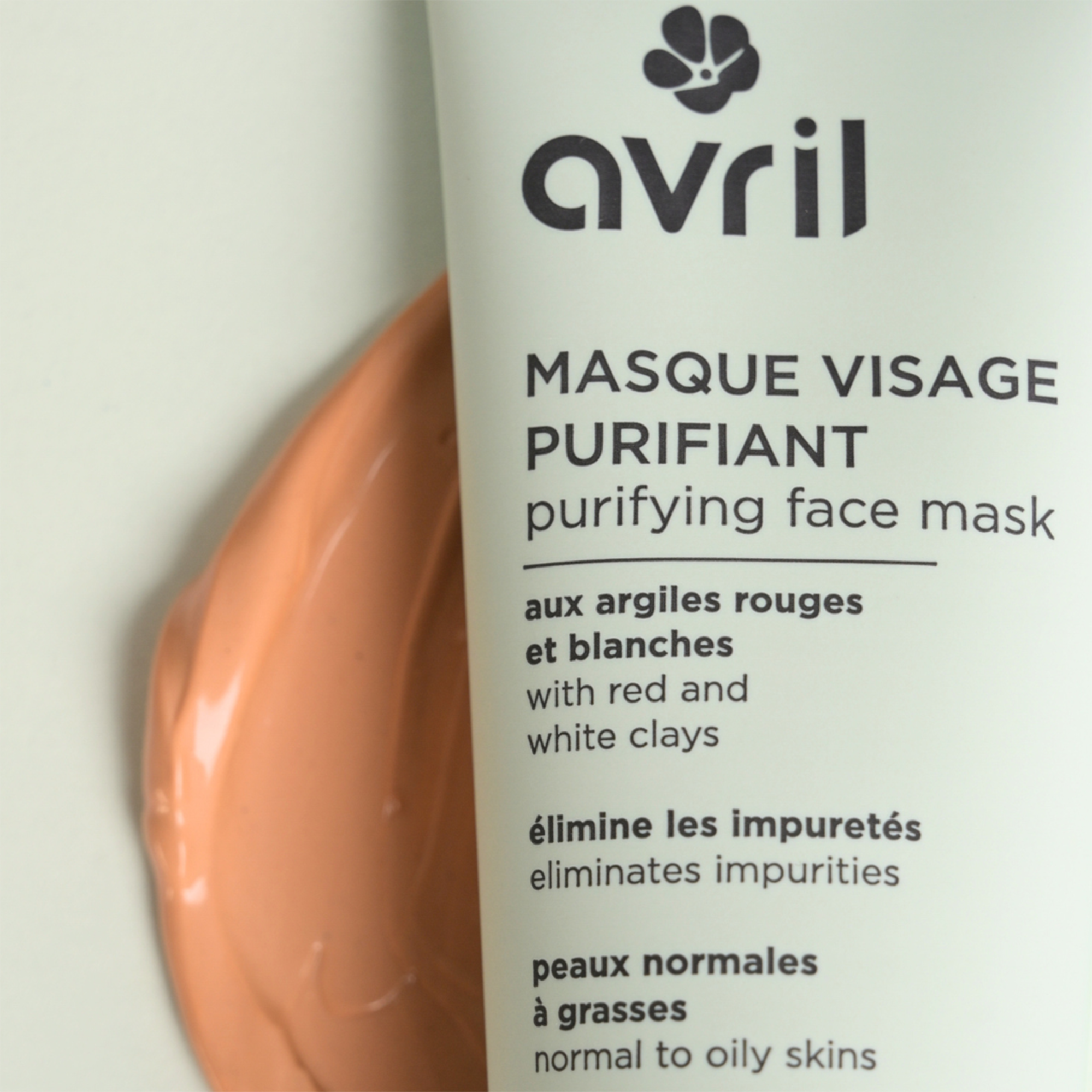 Purifying face mask, certified organic