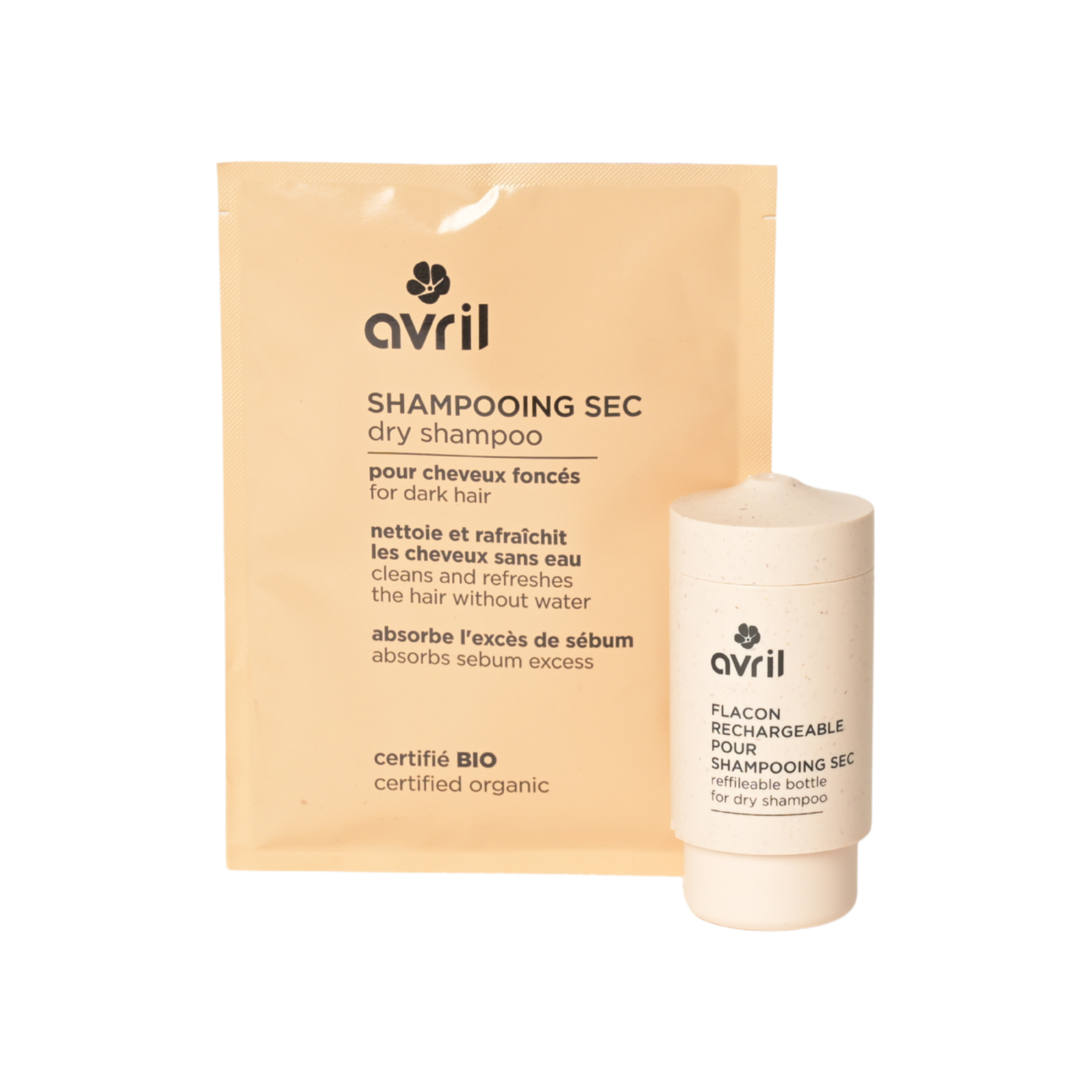 Dry shampoo powder for dark hair