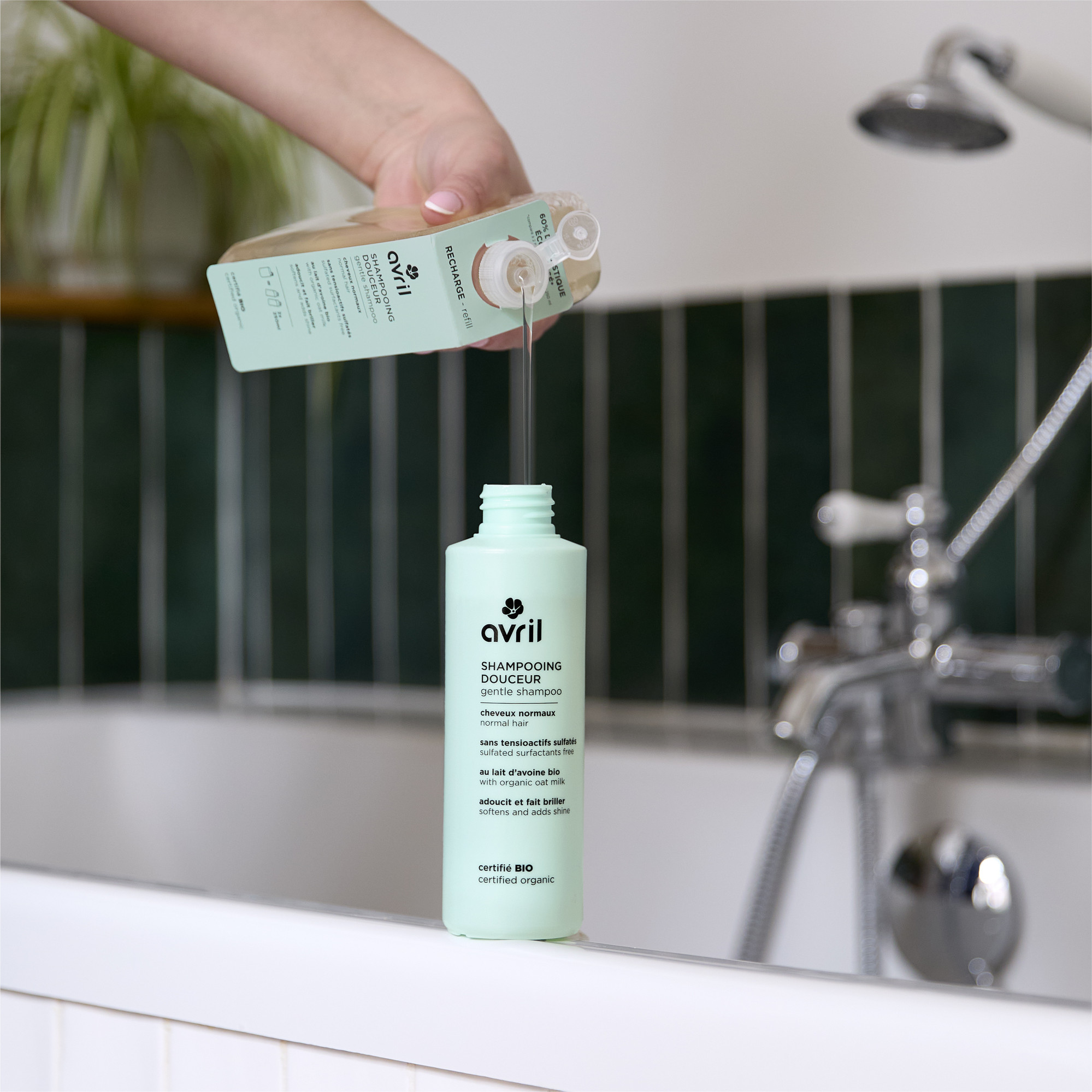 Gentle shampoo for normal hair