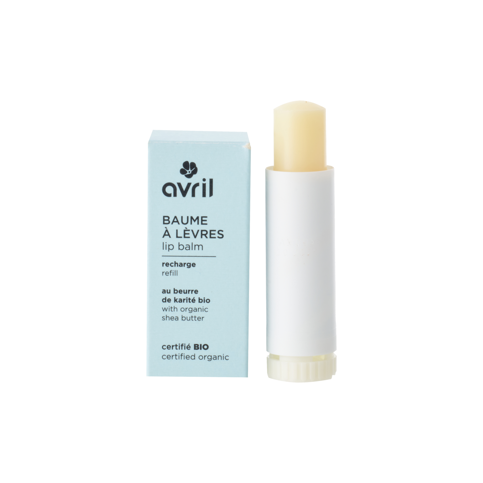 Refillable lip balm