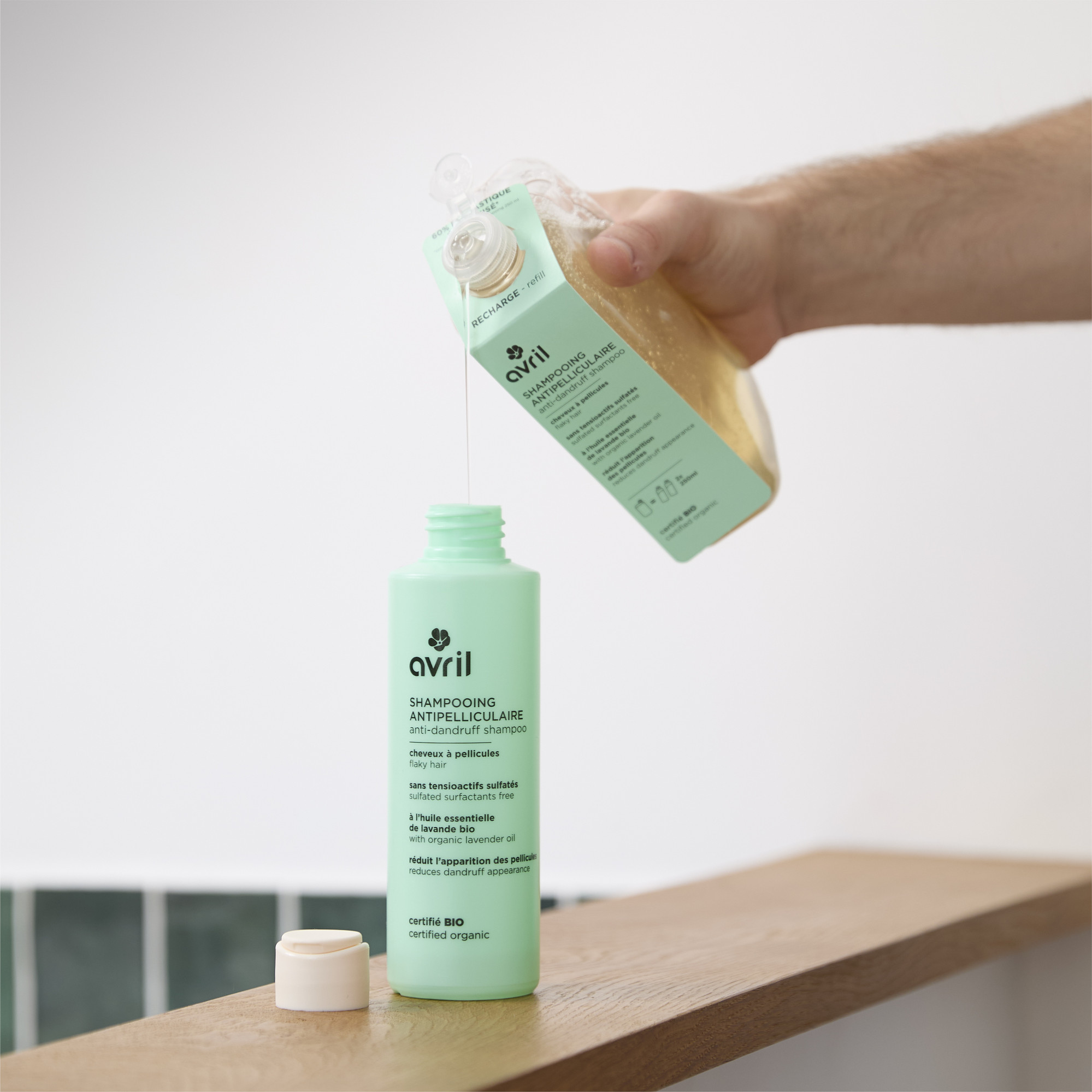 Recharge shampooing antipelliculaire - cuir chevelu sensible