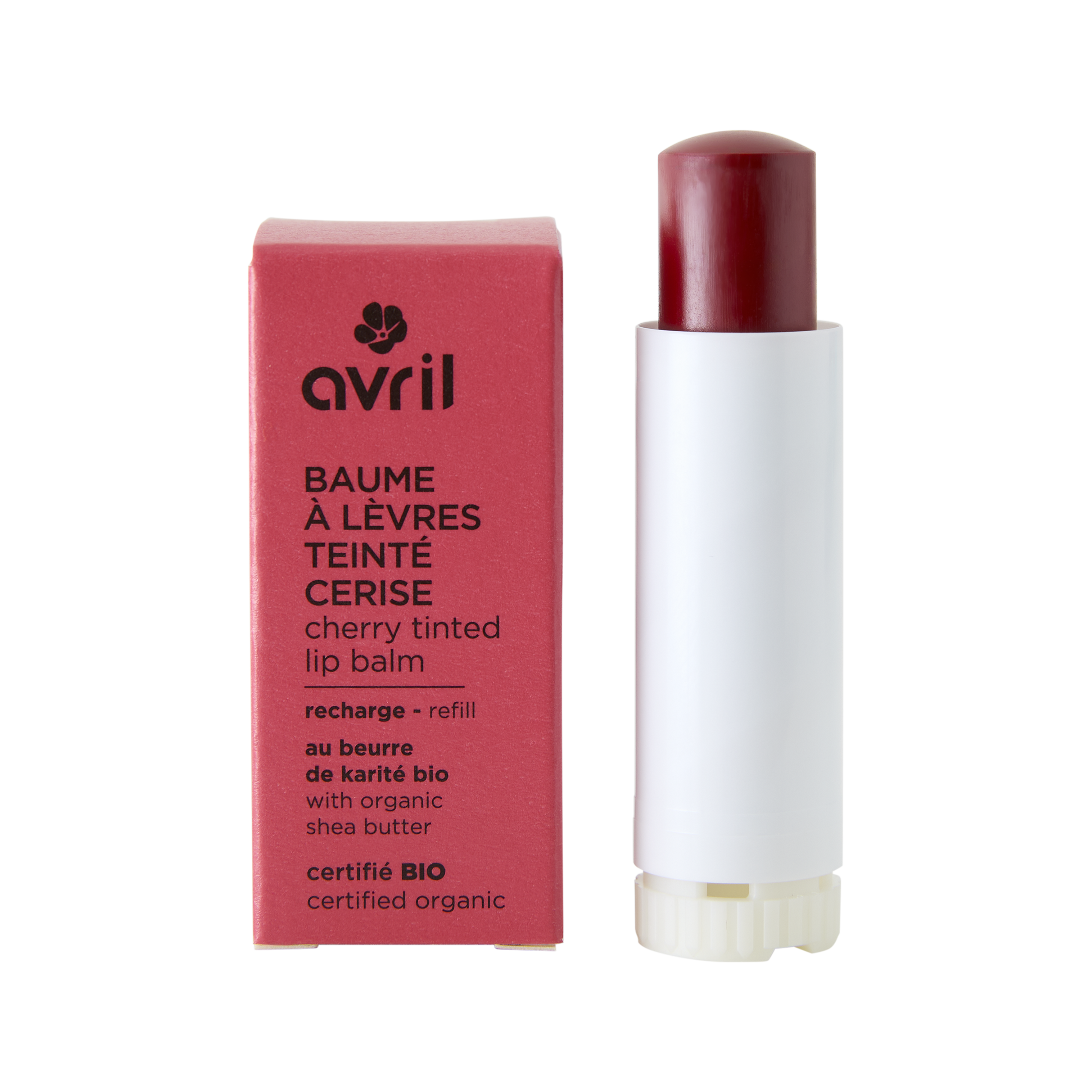 Kit baume à lèvres Cerise + stick rechargeable