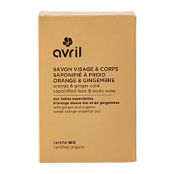 Savon à froid visage & corps Orange & gingembre
