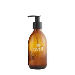 Flacon rechargeable en verre ambré