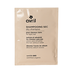 Dry shampoo powder for light hair