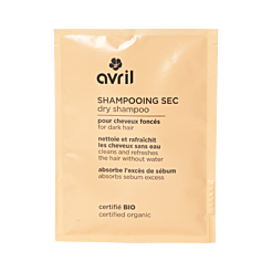 Shampooing sec en poudre pour cheveux foncés