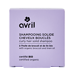 Solid shampoo for curly hair