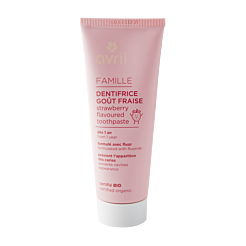 Strawberry-flavoured children's toothpaste