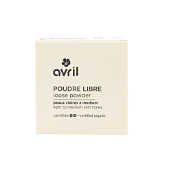 Loose powder for fair to medium skin tones
