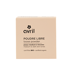 Loose powder for medium to dark skin tones