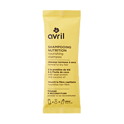 Powdered nourishing shampoo to be reconstituted