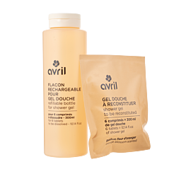 Kit gel douche Fleur d'oranger en pastilles + flacon