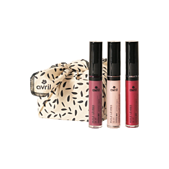 Coffret cadeau Trio huiles à lèvres glossy