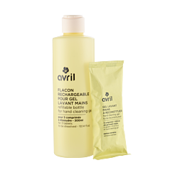 Kit gel lavant mains en pastilles Verveine + flacon