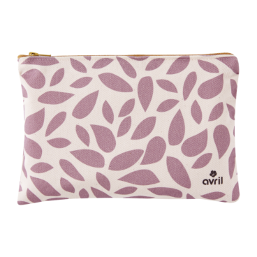 Trousse en coton bio petit format 24 x 16 cm