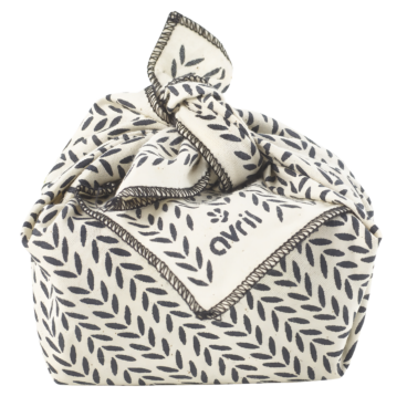 Furoshiki Feuillage 32 x 32 cm Coton bio