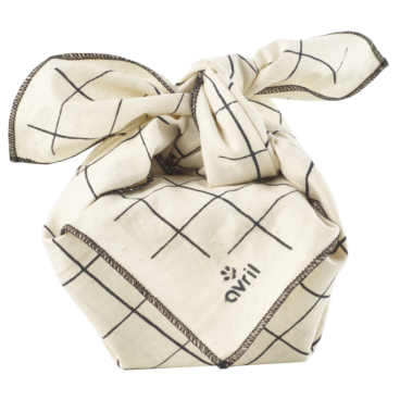 Furoshiki Carreaux 52 x 52 cm Coton bio