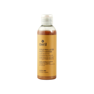 Aceite multiusos con purpurina