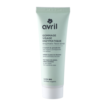 Enzymatic facial scrub