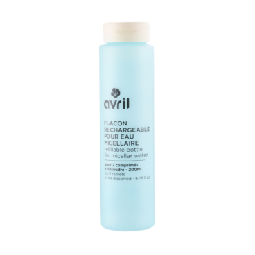 Refillable bottle for micellar water