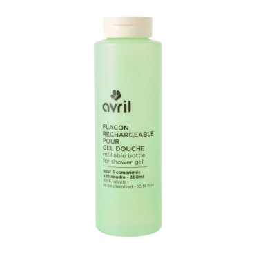 Refillable bottle for shower gel