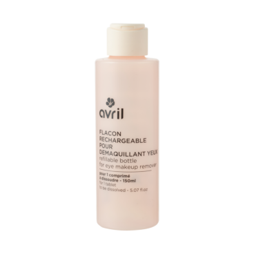 Refillable bottle for eye make-up remover
