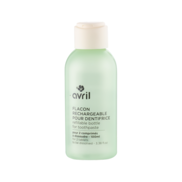 Refillable toothpaste bottle