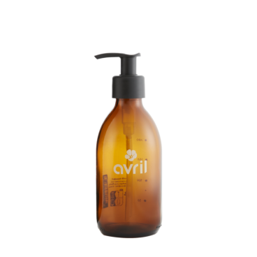 Refillable amber glass bottle