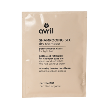 Shampooing sec en poudre pour cheveux clairs