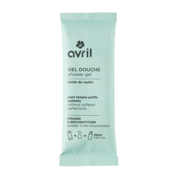 Powdered shower gel to be reconstituted, Rosée du matin fragrance