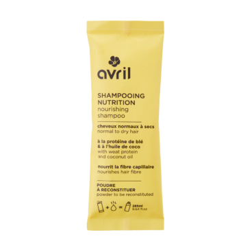 Powdered nourishing shampoo to be reconstituted