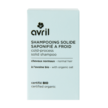 Cold-processed solid shampoo for normal hair 95g - Certified organic