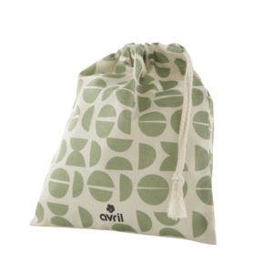Organic cotton pouch Medium Blue Model