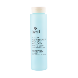 Refillable bottle for micellar water