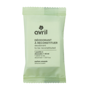 Almond-scented deodorant to reconstitute