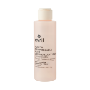 Refillable bottle for eye make-up remover