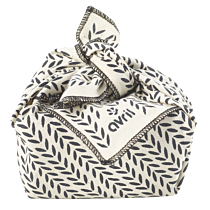 Furoshiki Feuillage 32 x 32 cm Coton bio