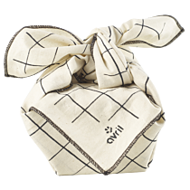 Furoshiki Carreaux 52 x 52 cm Coton bio