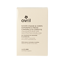 Savon à froid visage & corps camomille & carotte Savon à froid visage & corps camomille & carotte