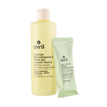 Kit gel lavant mains Amande en pastilles + flacon