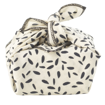 Furoshiki Pétales 32 x 32 cm Coton bio