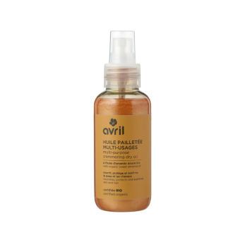 Multi-purpose glitter oil