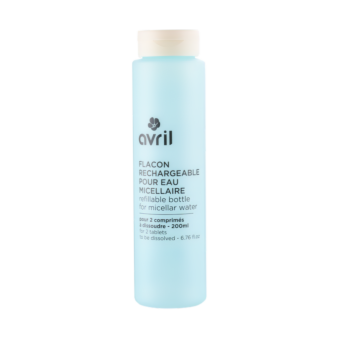 Flacon rechargeable pour eau micellaire
