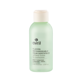 Refillable toothpaste bottle
