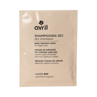 Shampooing sec en poudre pour cheveux clairs