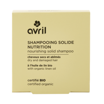 Shampooing solide nutrition cheveux secs et abîmés
