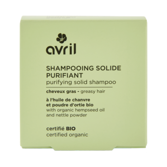 Shampooing solide purifiant cheveux gras