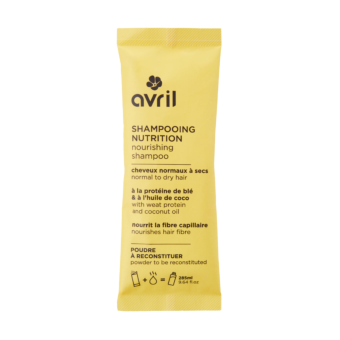Powdered nourishing shampoo to be reconstituted