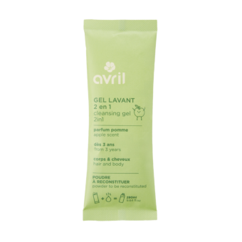 2-in-1 powder wash gel to be reconstituted, Green Apple fragrance